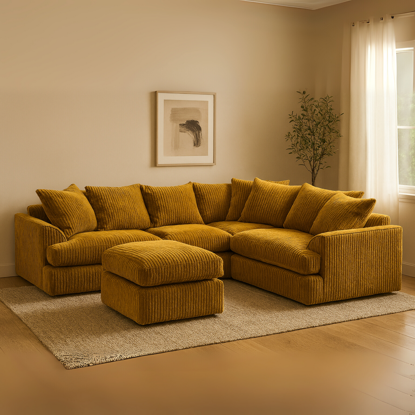 Ashton Sofa with Footstool